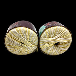 2 Skeins Ella Rae Cozy Bamboo Yarn Carousel #105 (50g, 104 yds, 95 m) 3 Light